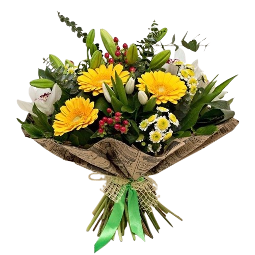 CFB_15_-_Chryshanthemum__Gerbra__Golden_and_greenery_6000-removebg-preview Chrysanthemums, Gerbera, Golden and greenery