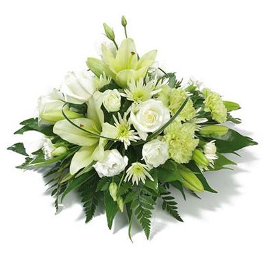 CFSA-0003- LKR 10,000- White Lilly, Roses and Chryshanthemum White Lilly, Roses and Chryshanthemum